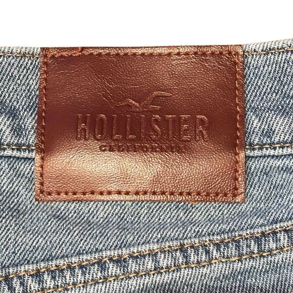 Hollister Dad Jeans Epic Flex Distressed Faded Blue Denim Men's Size 29x30 - Picture 3 of 7